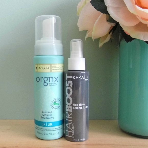2pc Lacoupe Orgnx curling mousse + Keratin Boost - Picture 1 of 2